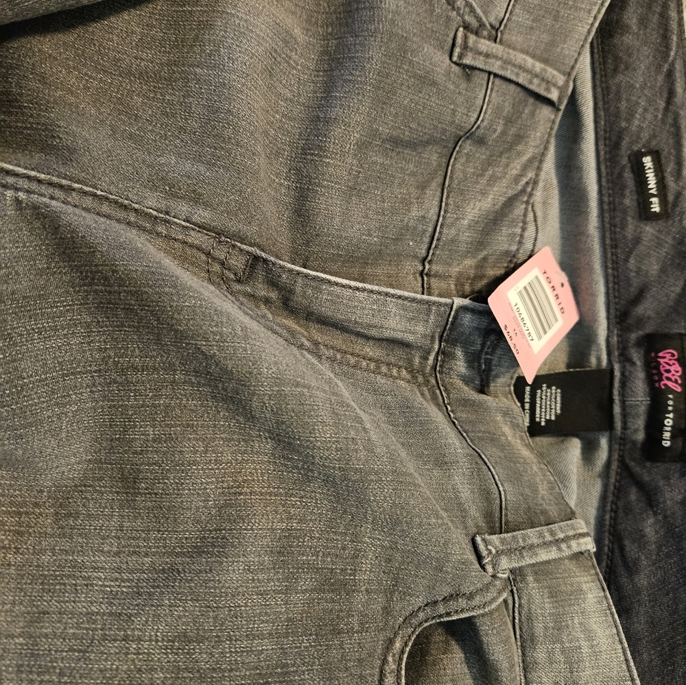 Gray Torrid jeans from Rebel Wilson line. Tags removed worn once. - Picture 9 of 10